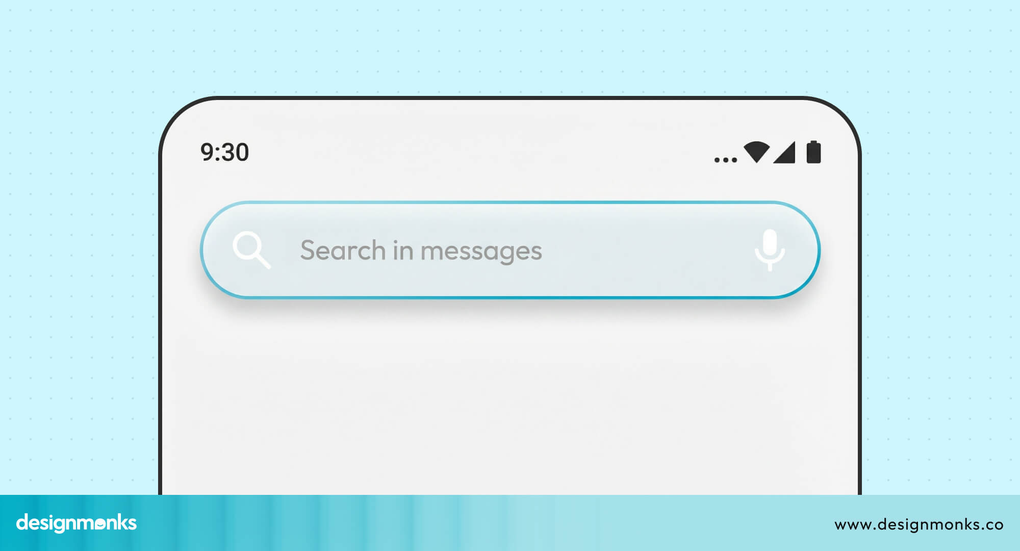 Android Material Design Search Bar Concept