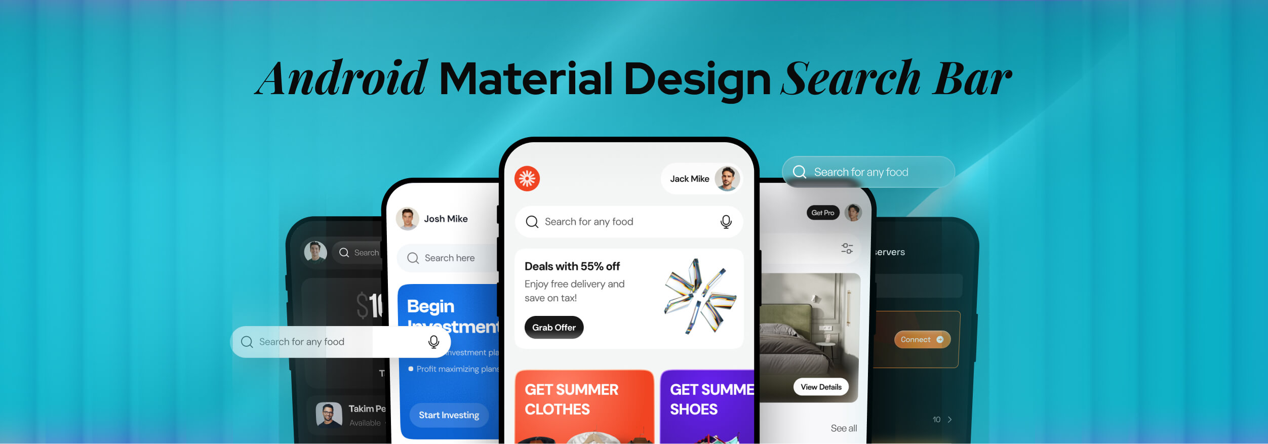 Android Material Design Search Bar