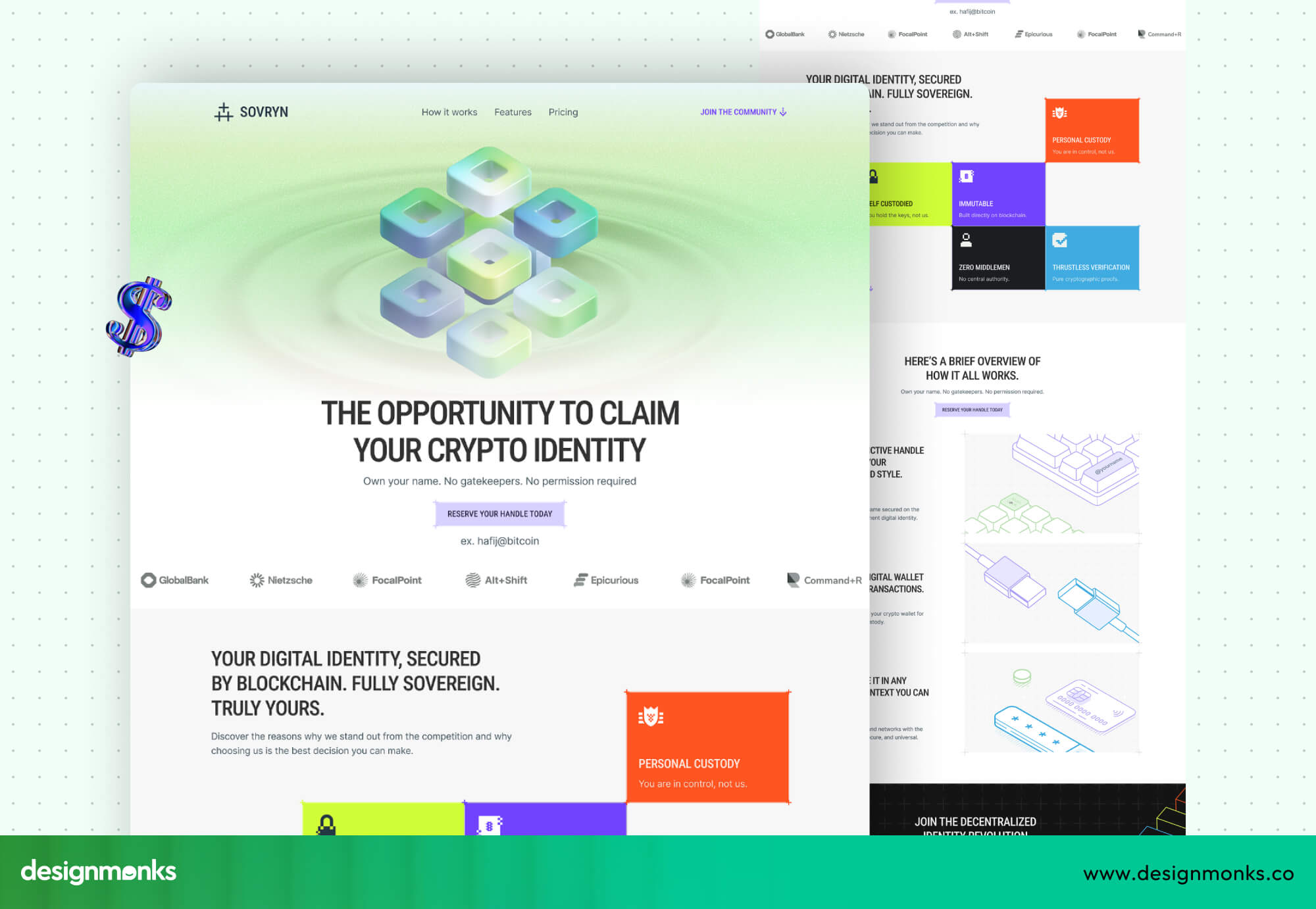 Crypto Website Design