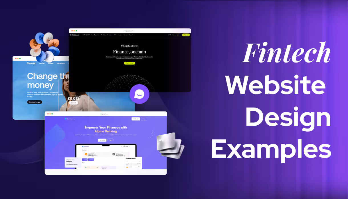 Fintech Website Design Examples