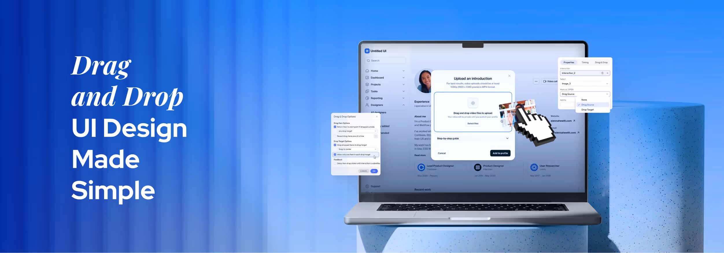 Drag and Drop UI Design