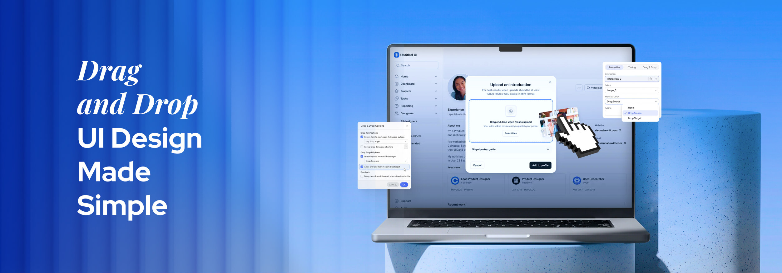 Drag and Drop UI Design