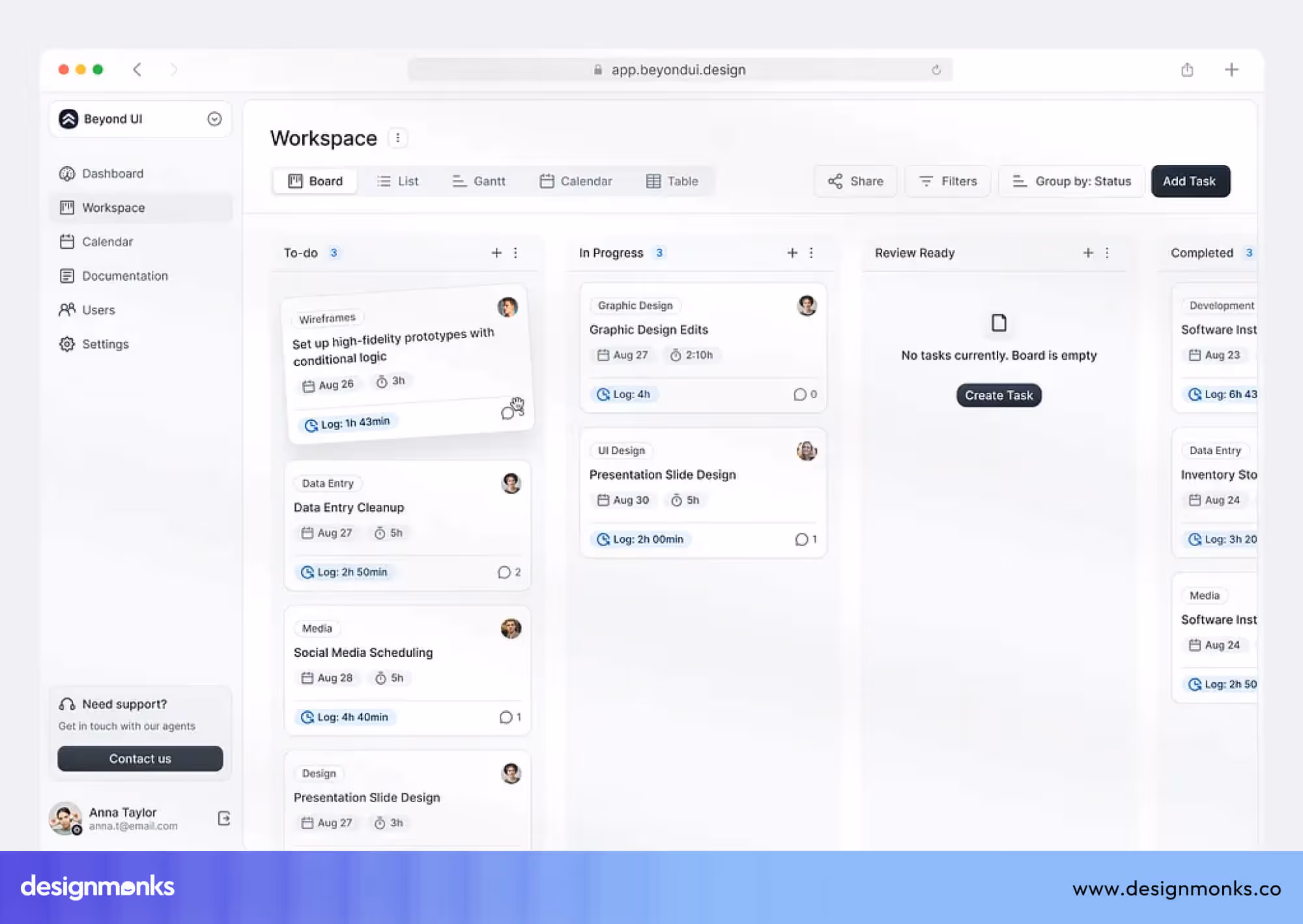 Kanban boards