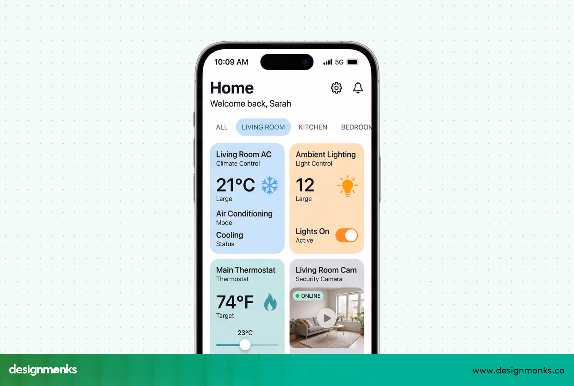 Home Automation App UI Design
