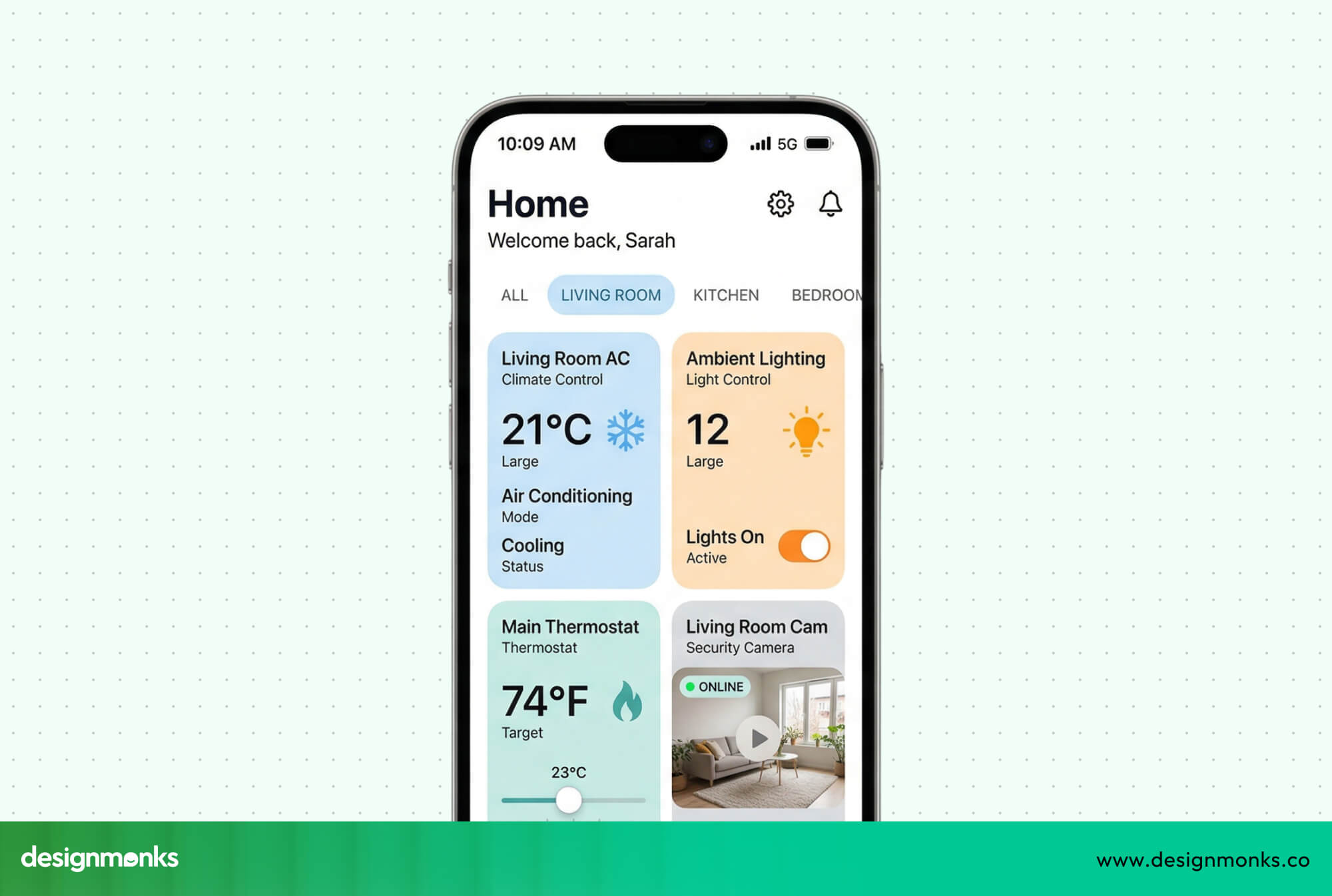 Home Automation App UI Design