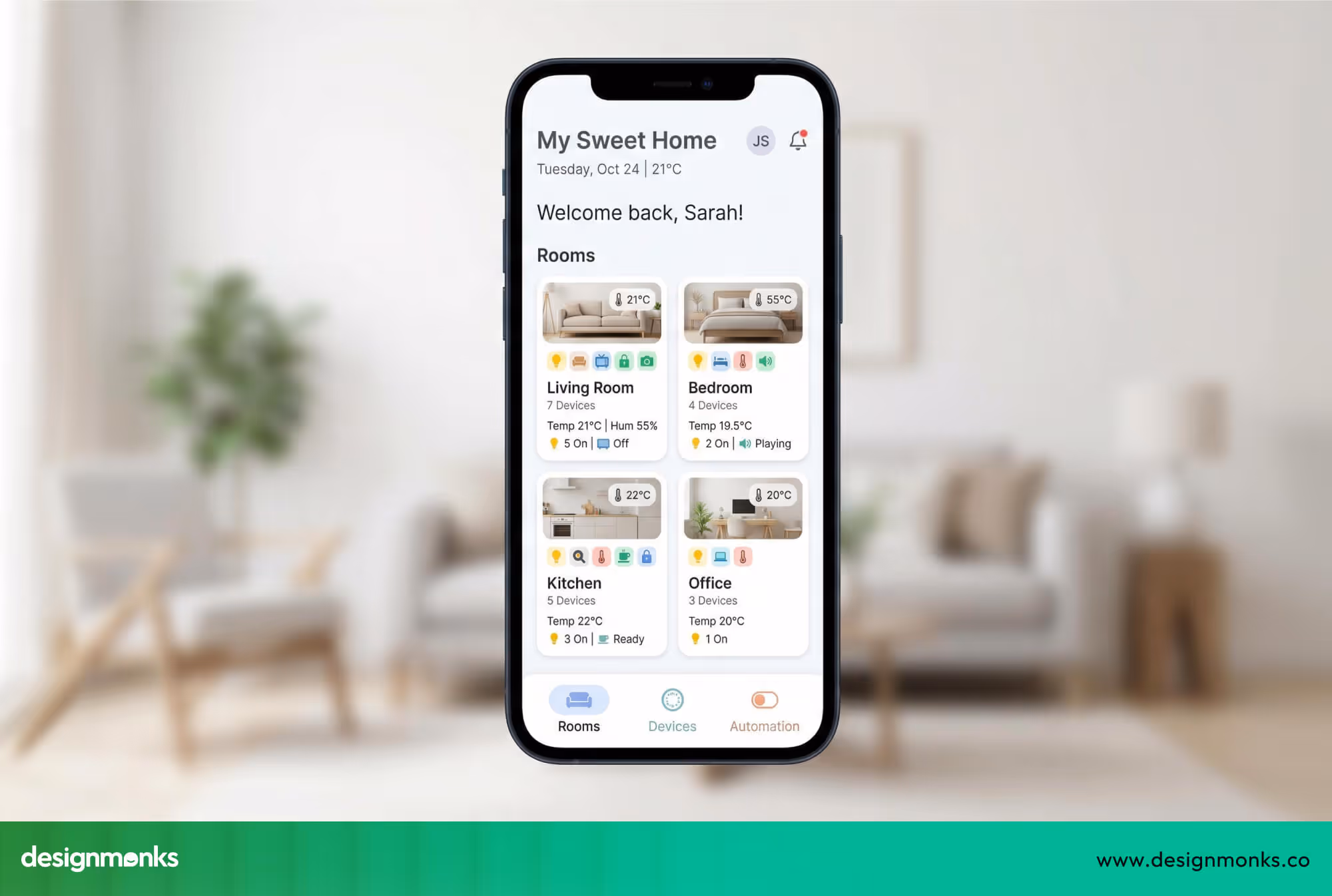 Navigation Patterns Used in Smart Home Apps