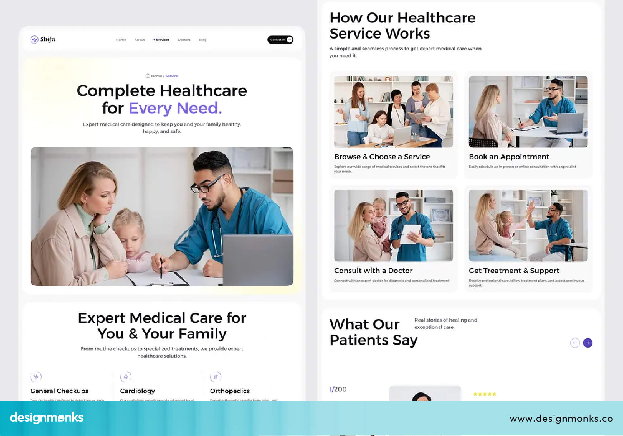 Service page