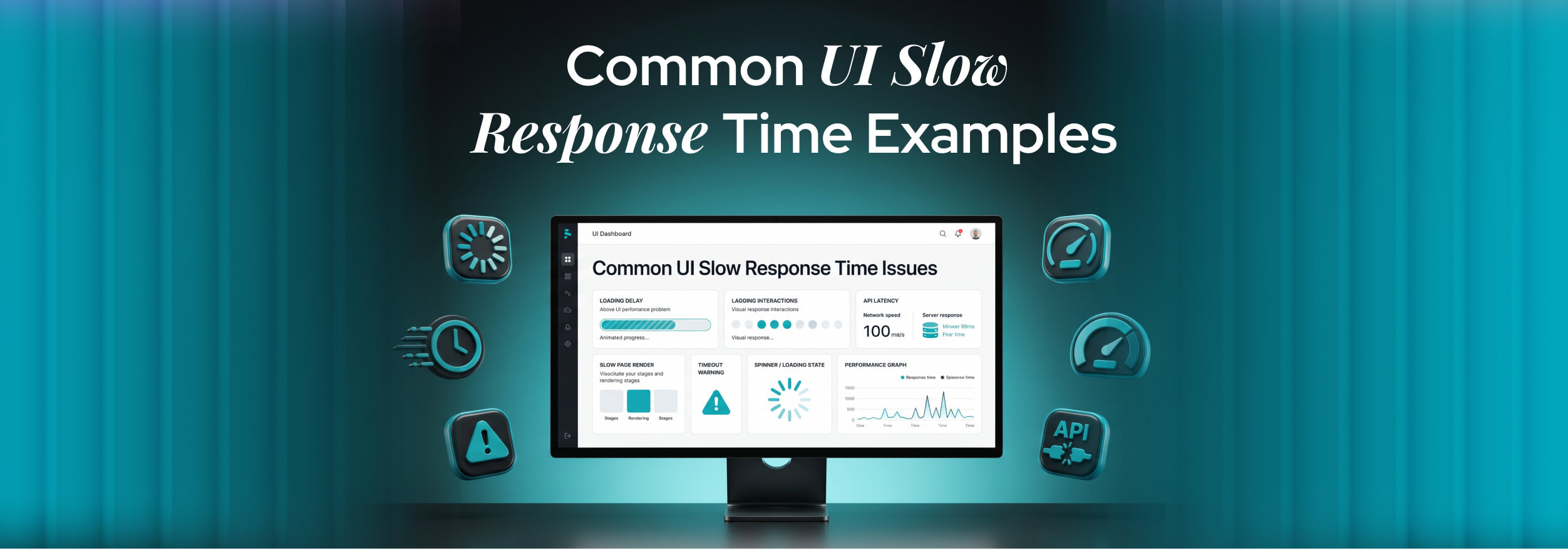 Common UI Examples of Slow User Action Response Time 