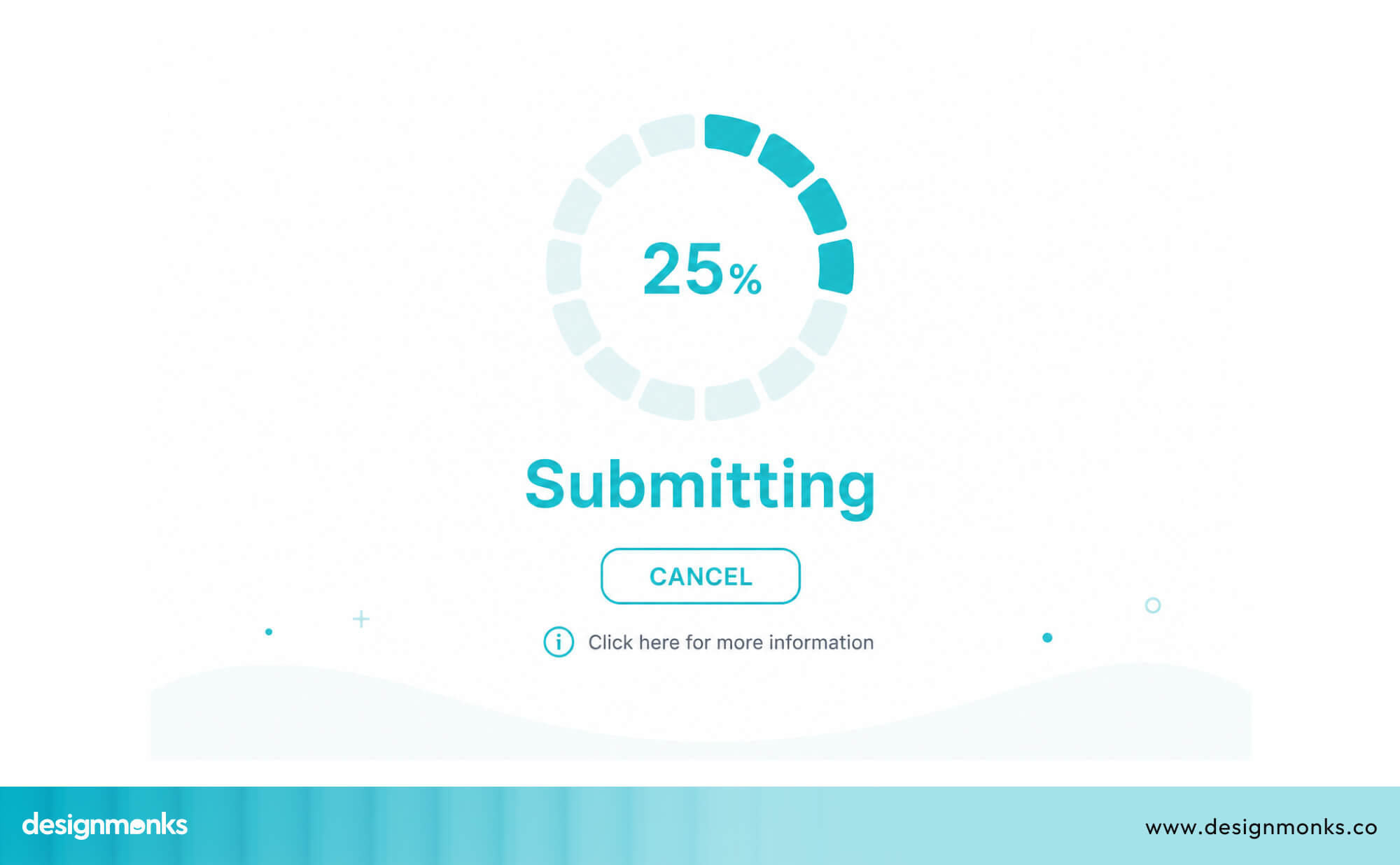Submit button with effect