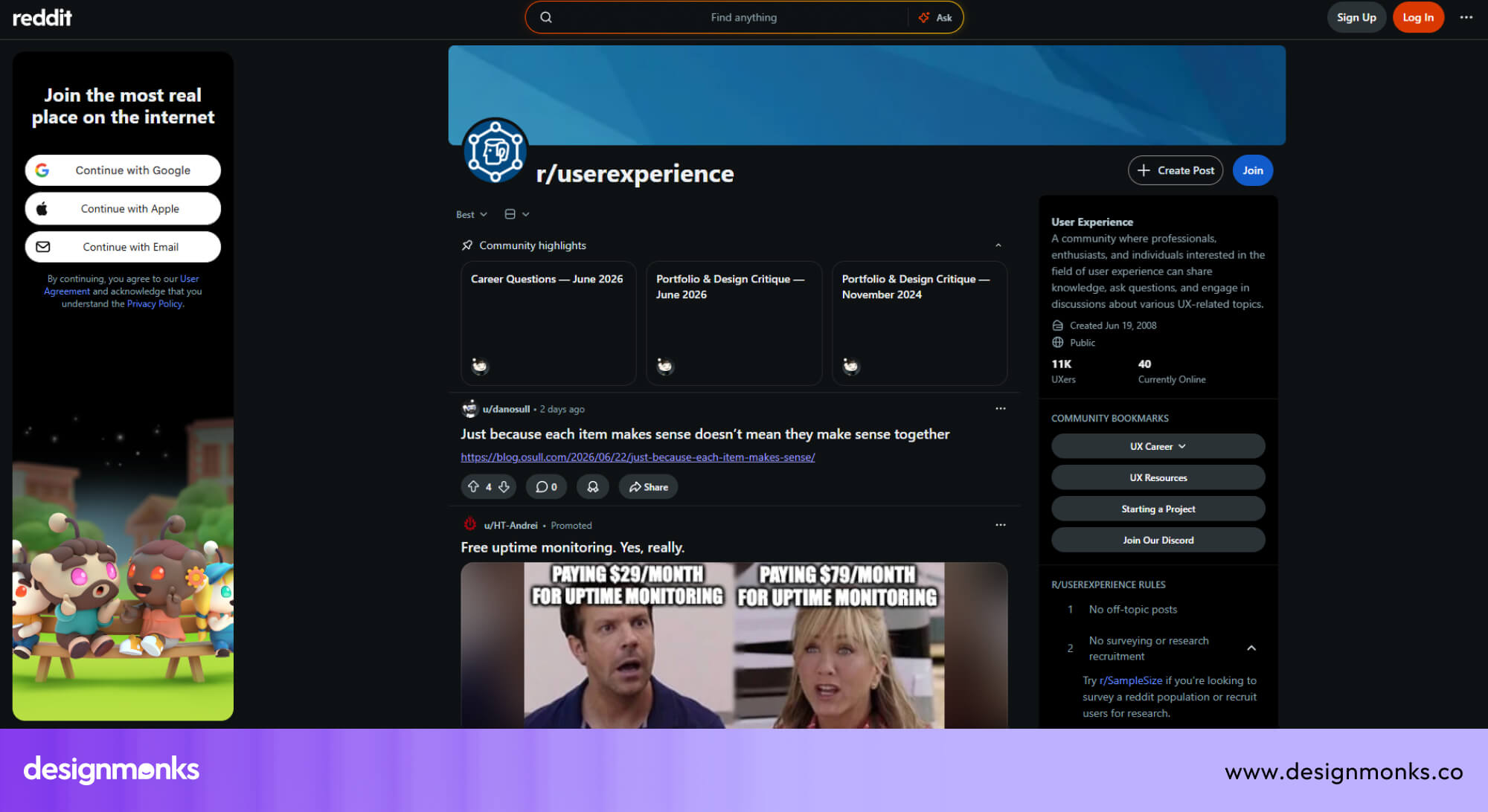 r/userexperience