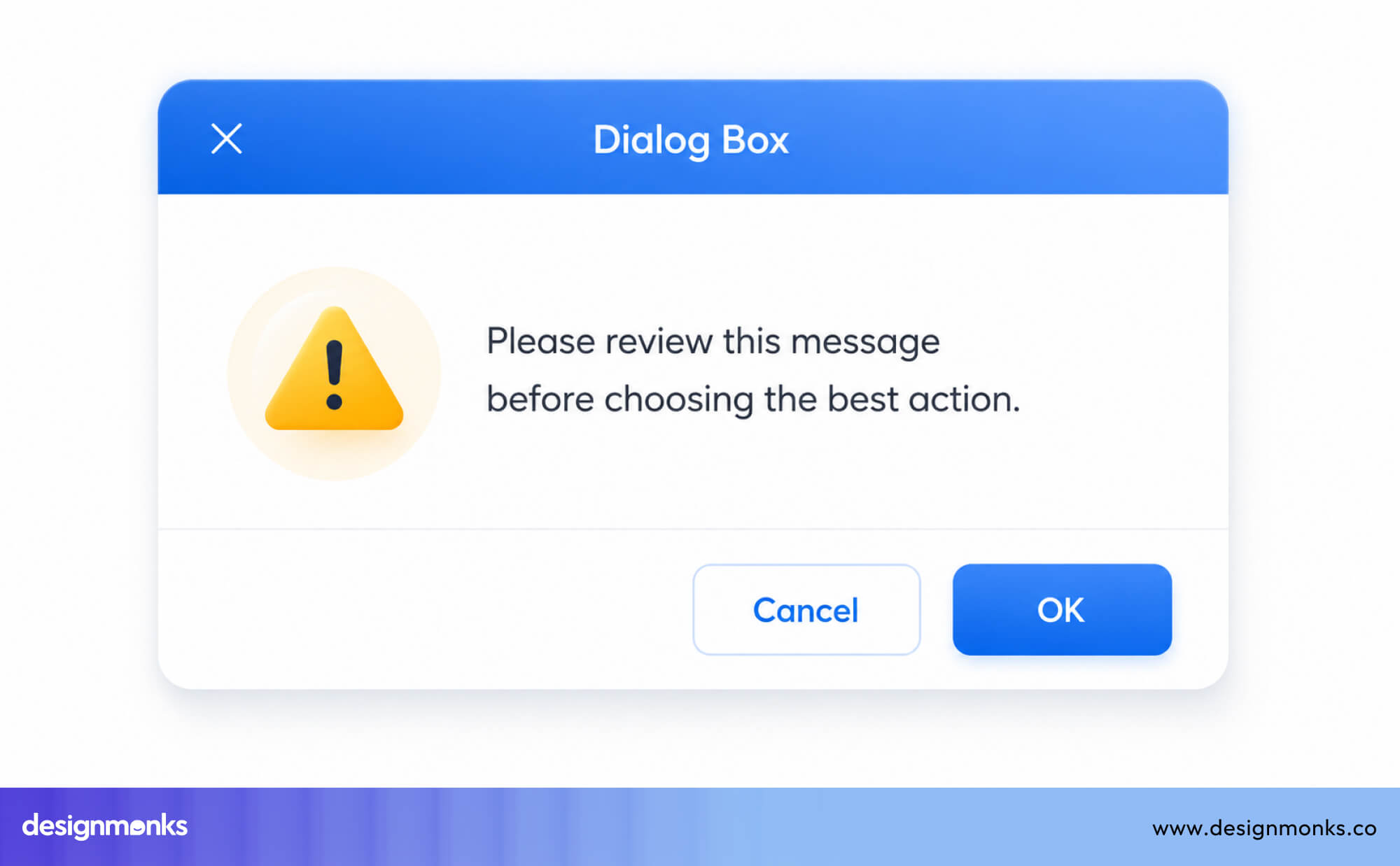Dialog button