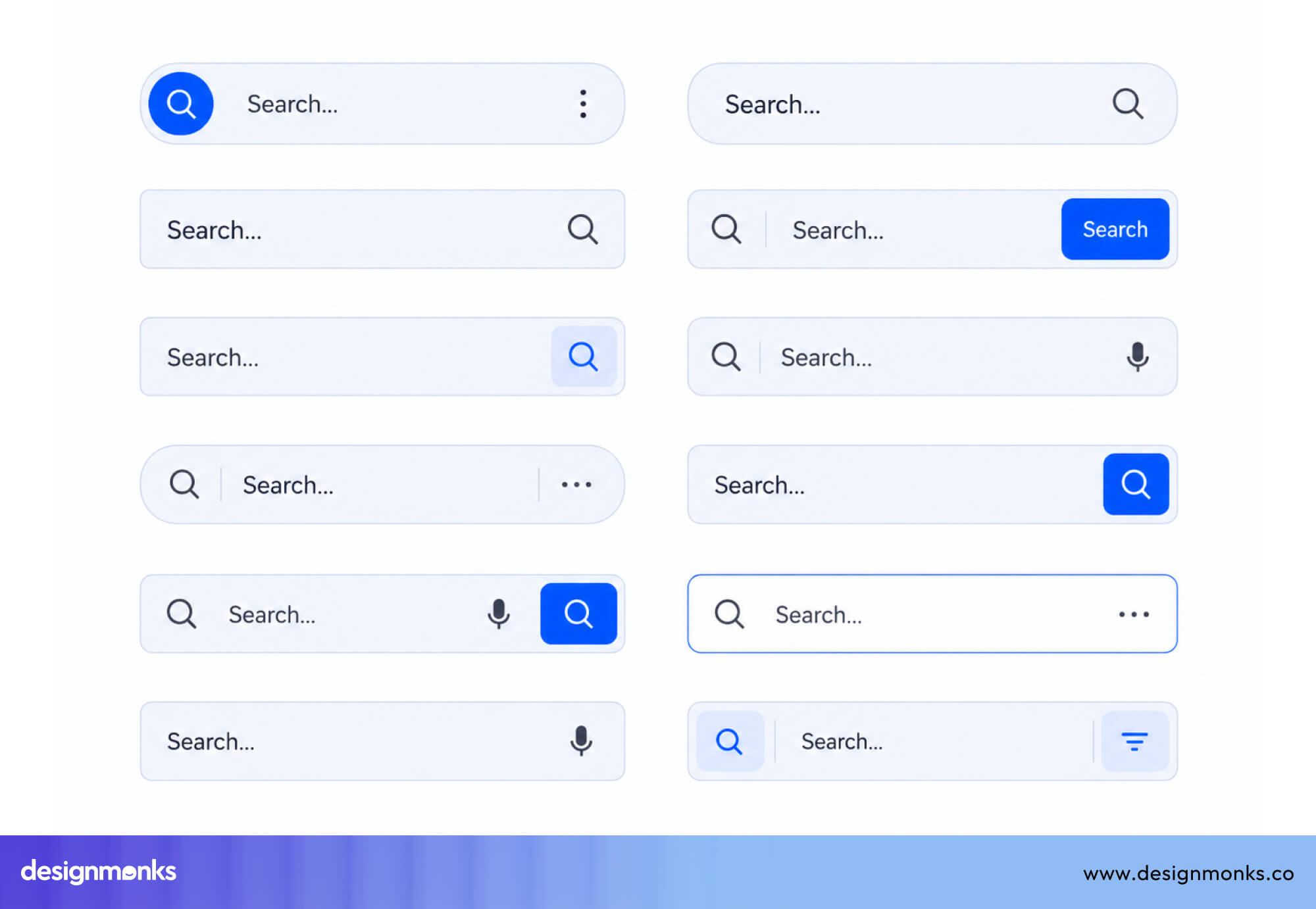 Search Bar Buttons