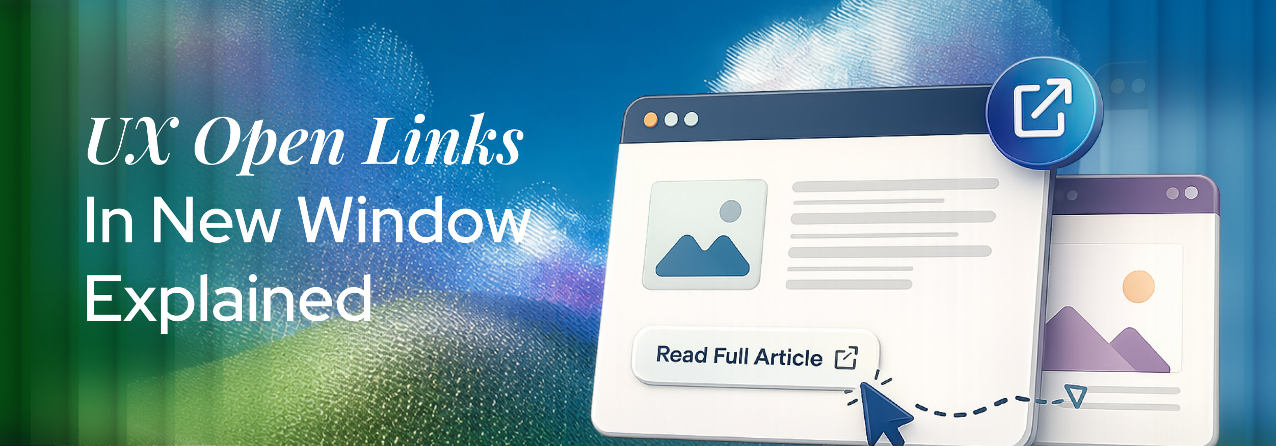 UX Open Links in New Window