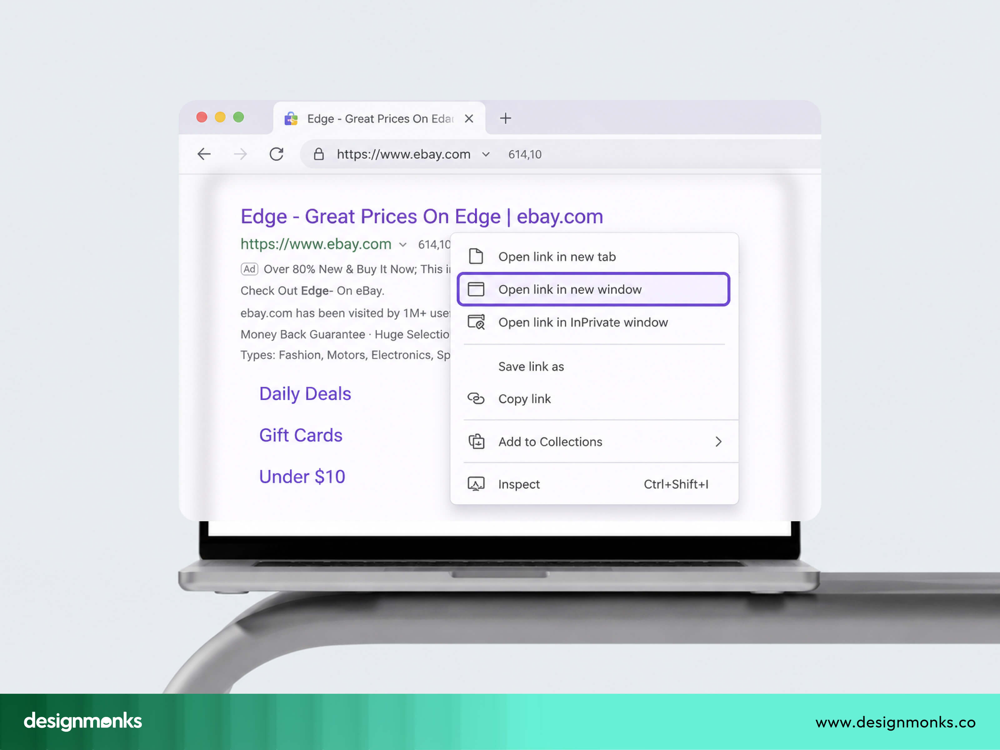 New Tab or window
