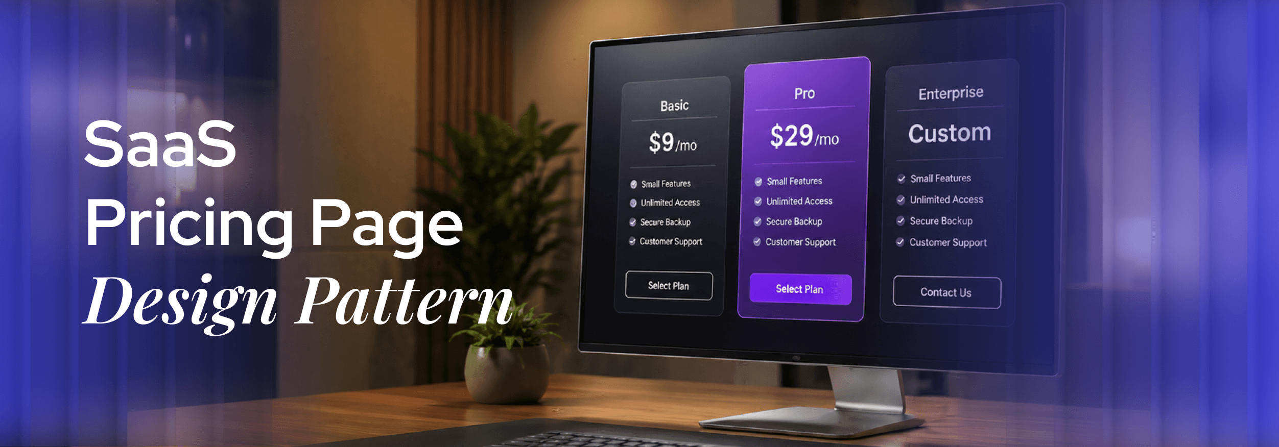 SaaS Pricing Page Design Pattern