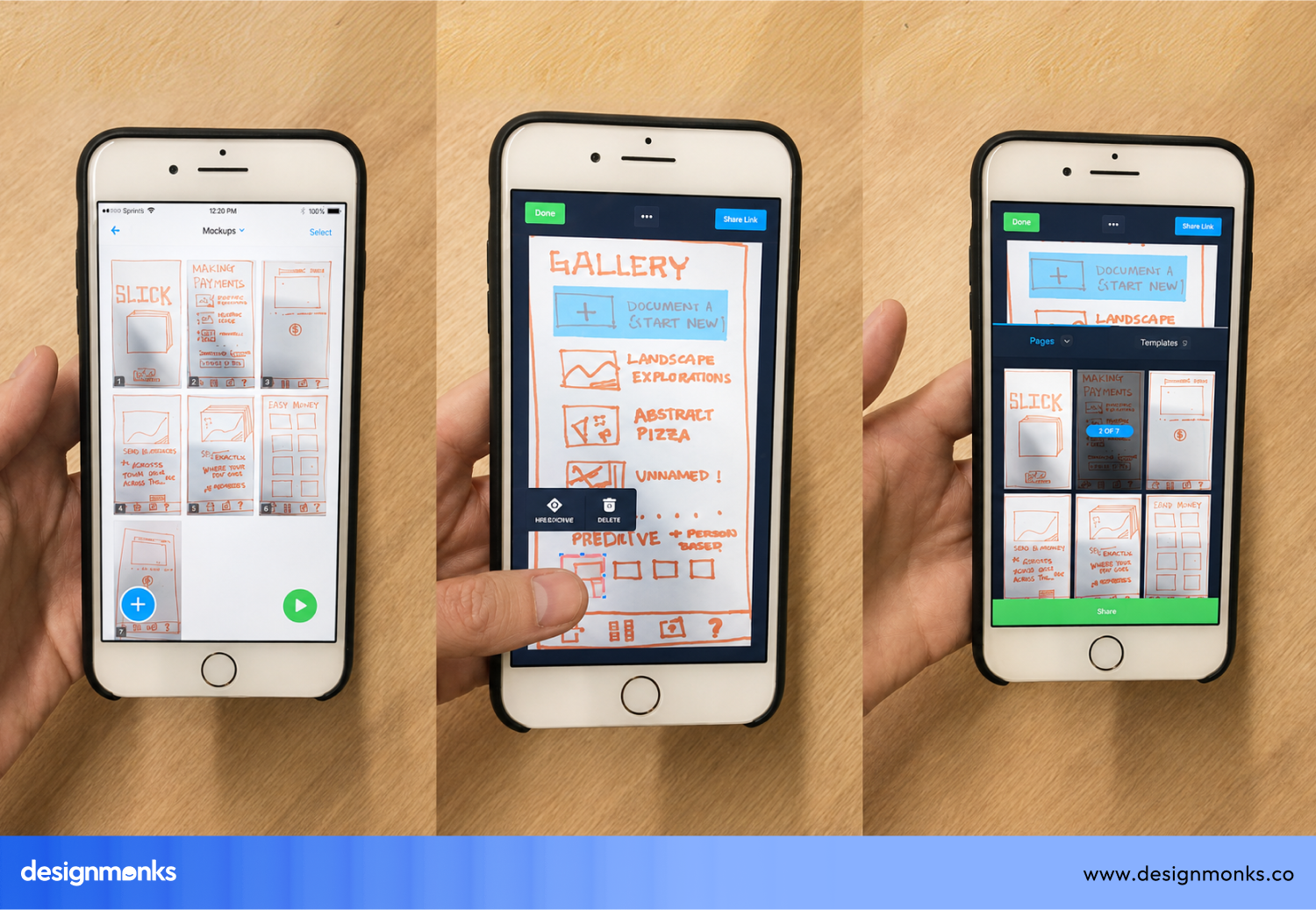 Clickable Mobile App Prototypes