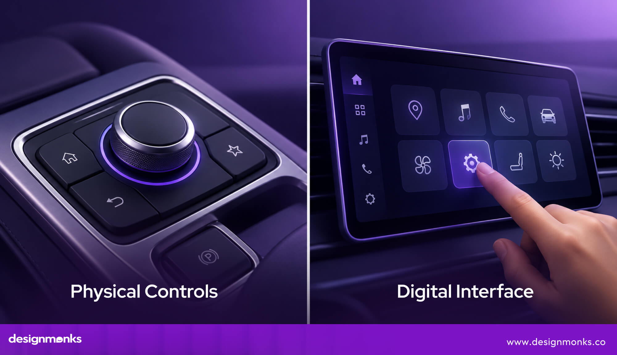 Physical Controls vs. Digital Interfaces