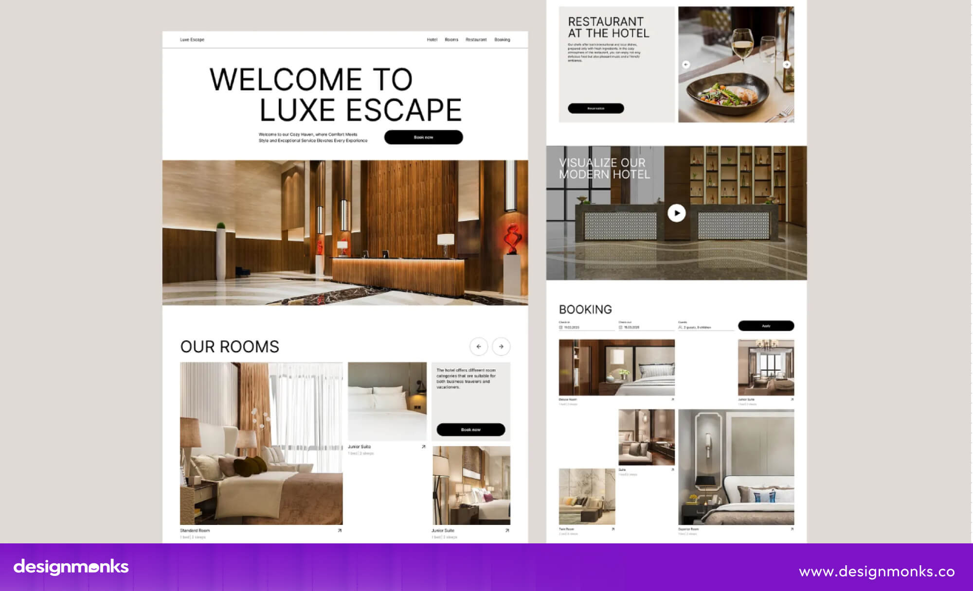 Hotel website