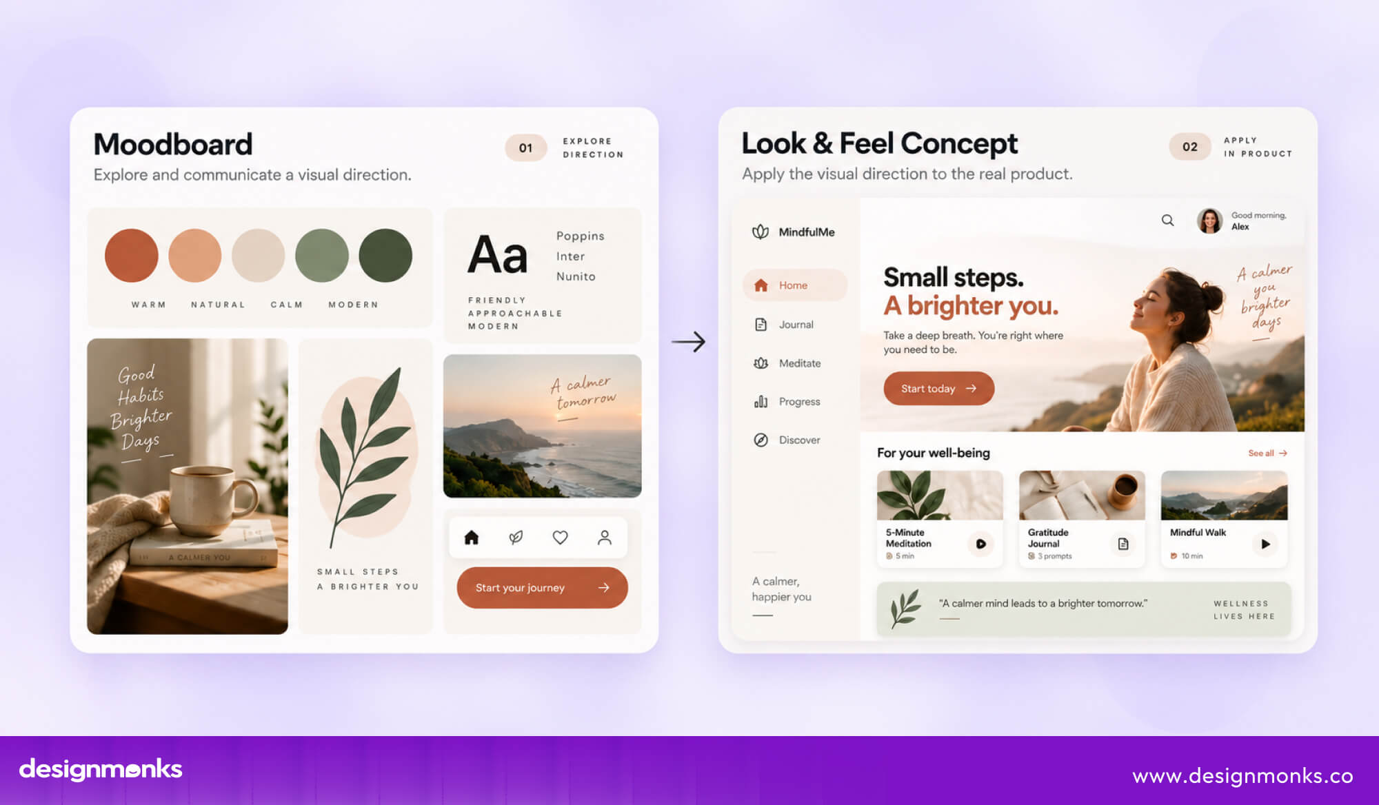 Moodboard vs Look and Feel Concept