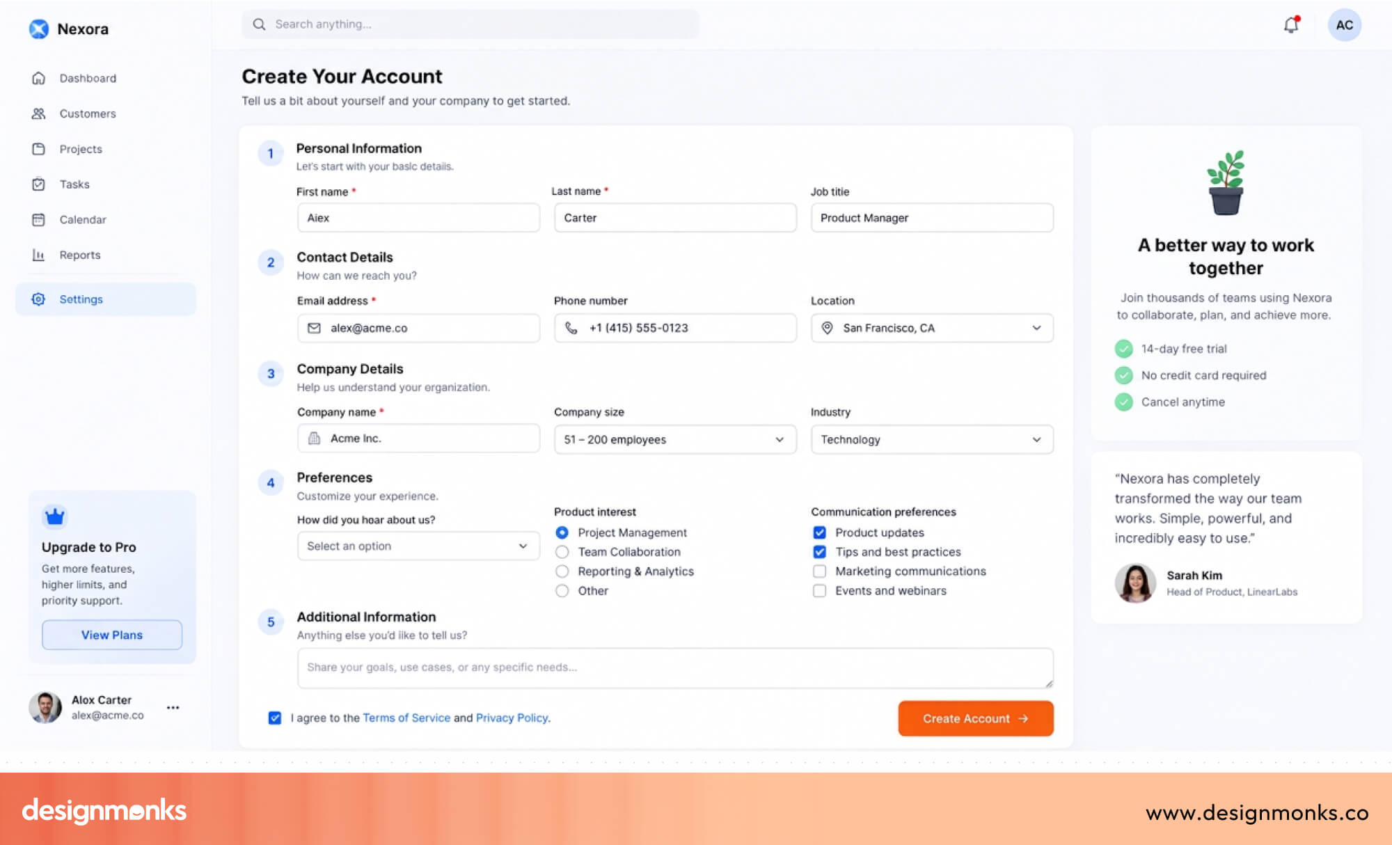 Form Design UI
