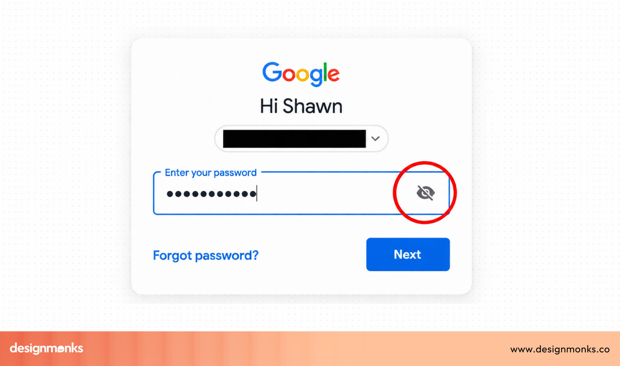 password field