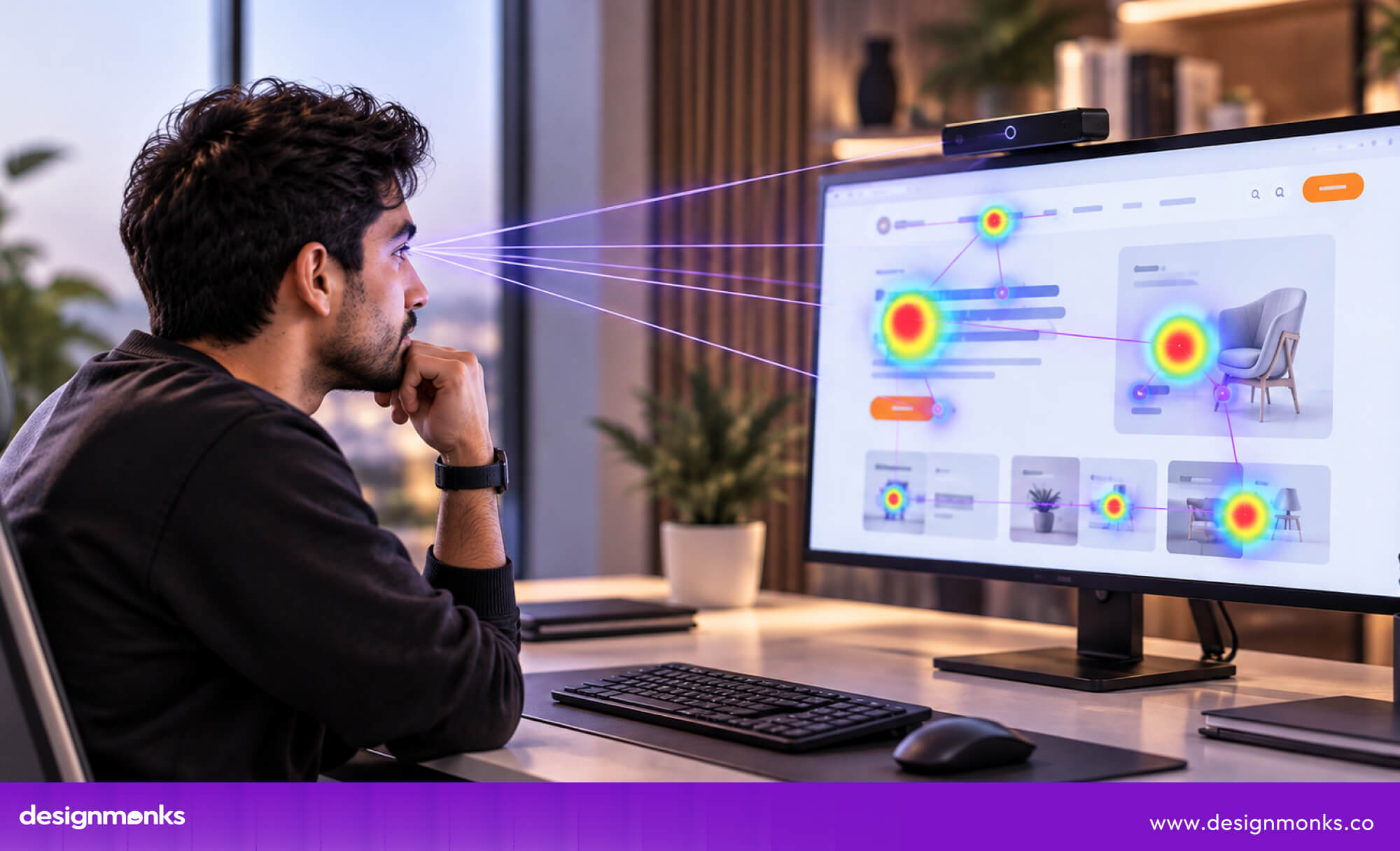 eye tracking with camera