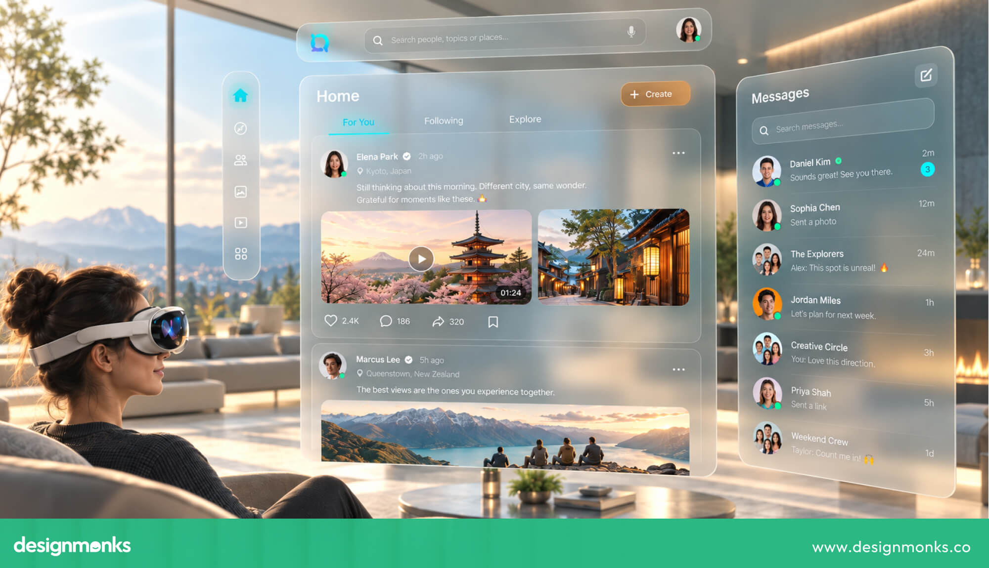 Spatial Layout and UI Positioning