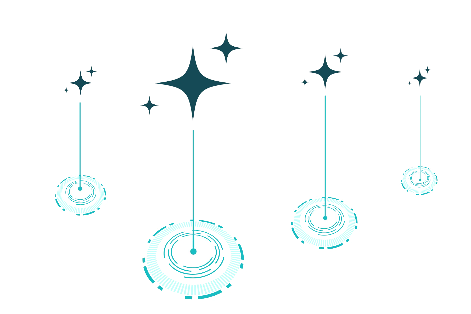 LLM usage screen and circle diagrams