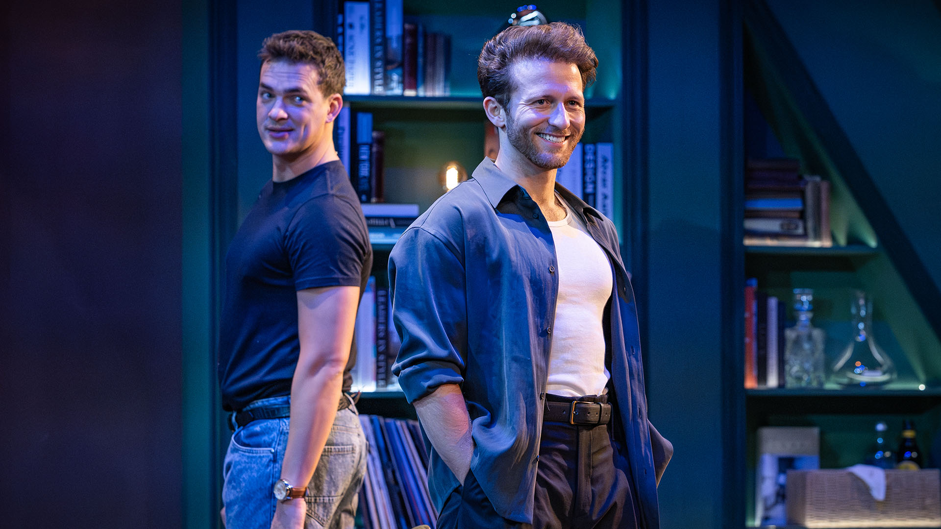 Luke Fetherston as Mitchell & Joel Harper-Jackson as Daniel in Daniel's Husband - Credit Craig Fuller