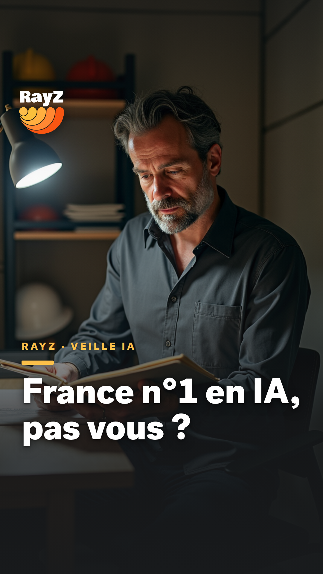 Vignette de la vidéo RayZ Veille IA intitulée France n°1 en IA, pas vous ?