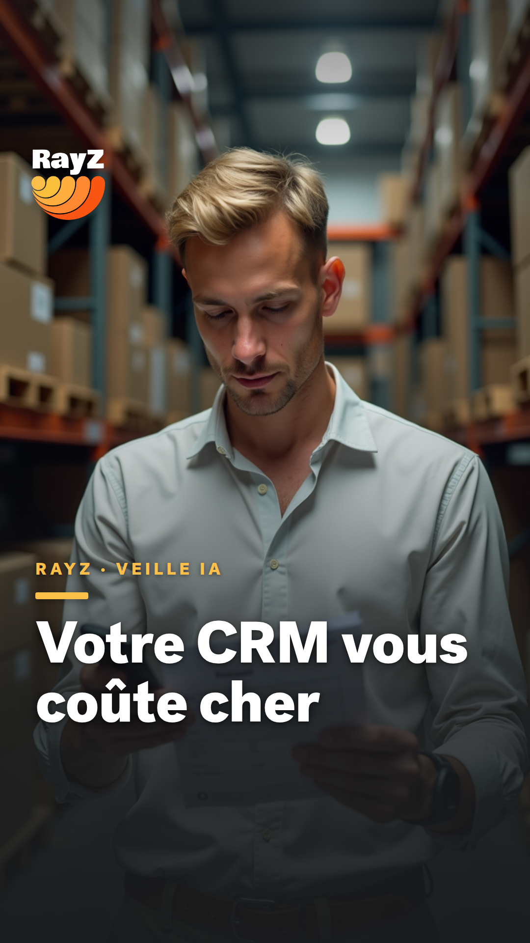 Vignette de la vidéo RayZ Veille IA intitulée Votre CRM vous coûte cher