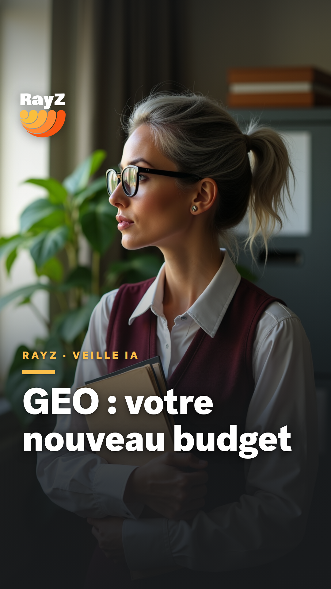 Vignette de la vidéo RayZ Veille IA intitulée GEO : votre nouveau budget