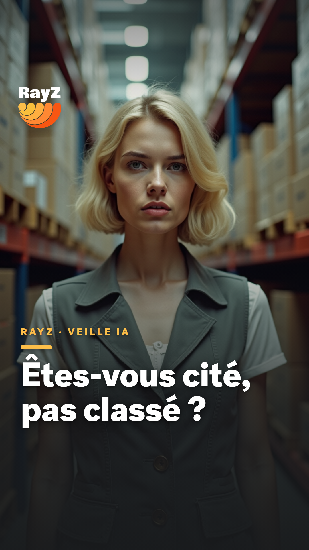 Vignette de la vidéo RayZ Veille IA intitulée Êtes-vous cité, pas classé ?