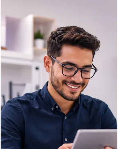 Cliente do Simplifique usando o sistema