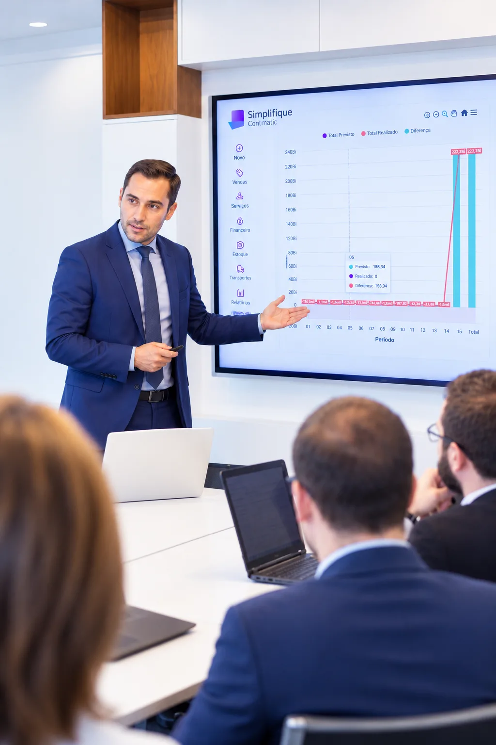 Gestão financeira no Simplifique