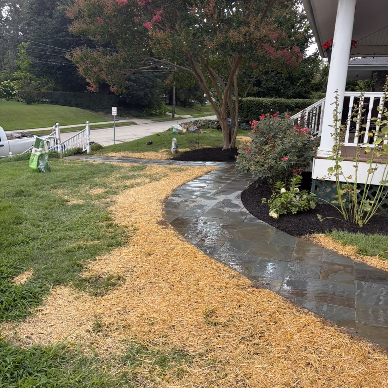 Seasonal yard cleanup and debris removal service in Glen Mills by Brendan’s Lawn & Landscaping