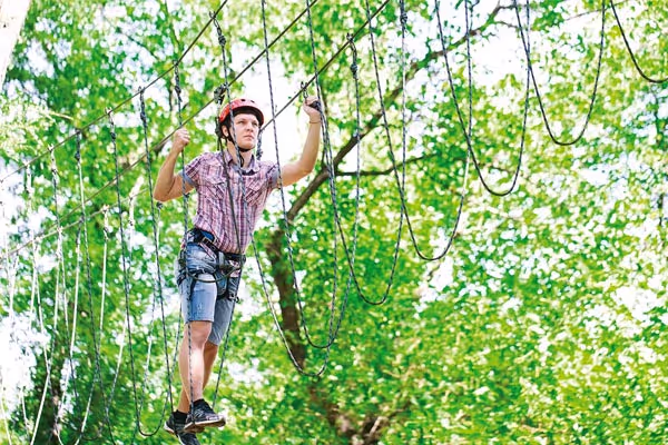 Teamtrainings im modernisierten Hochseilgarten im Kreis Siegen-Wittgenstein 742