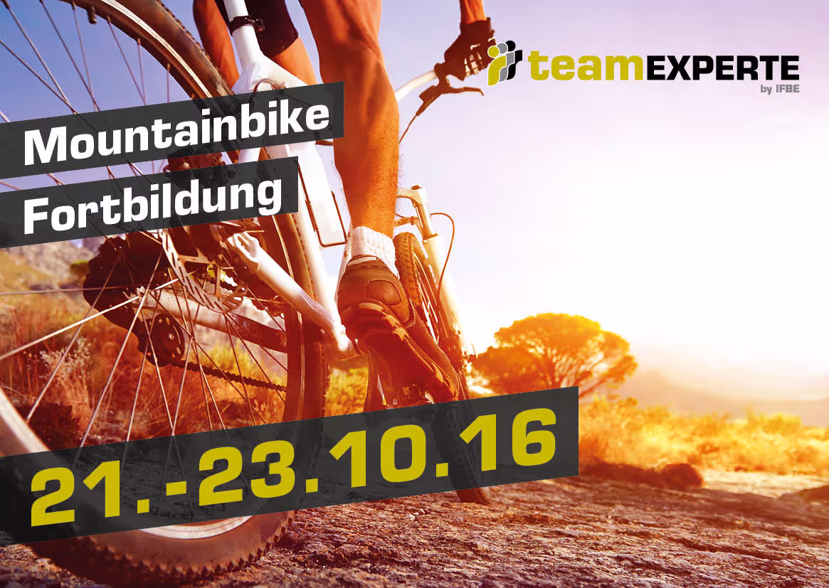 Mountainbiker aufgepasst - Fortbilung in der team(sozial)AKADEMIE 351