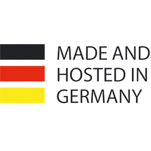 logo of Made and hosting in germany