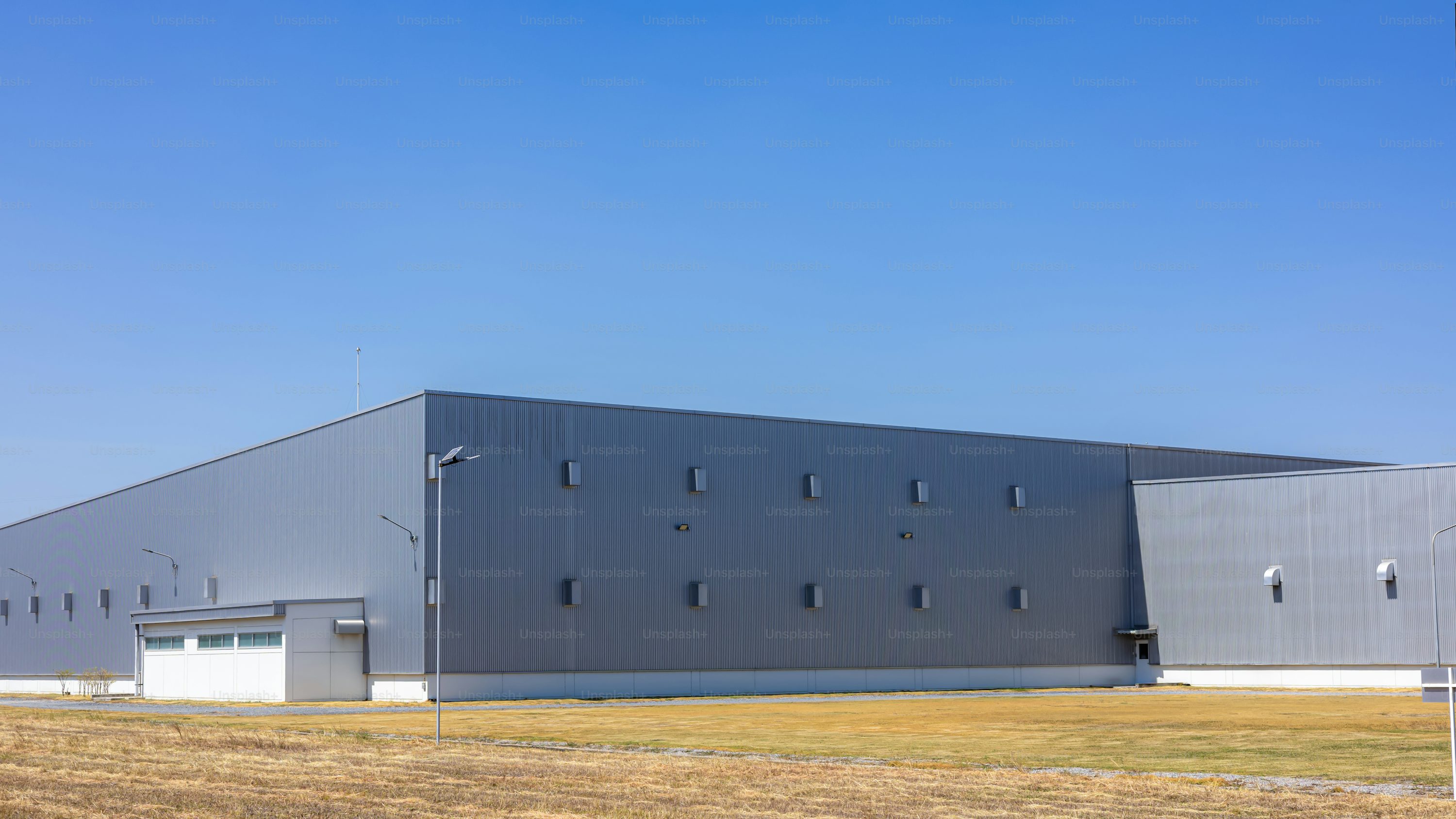 Modern industrial warehouse facility