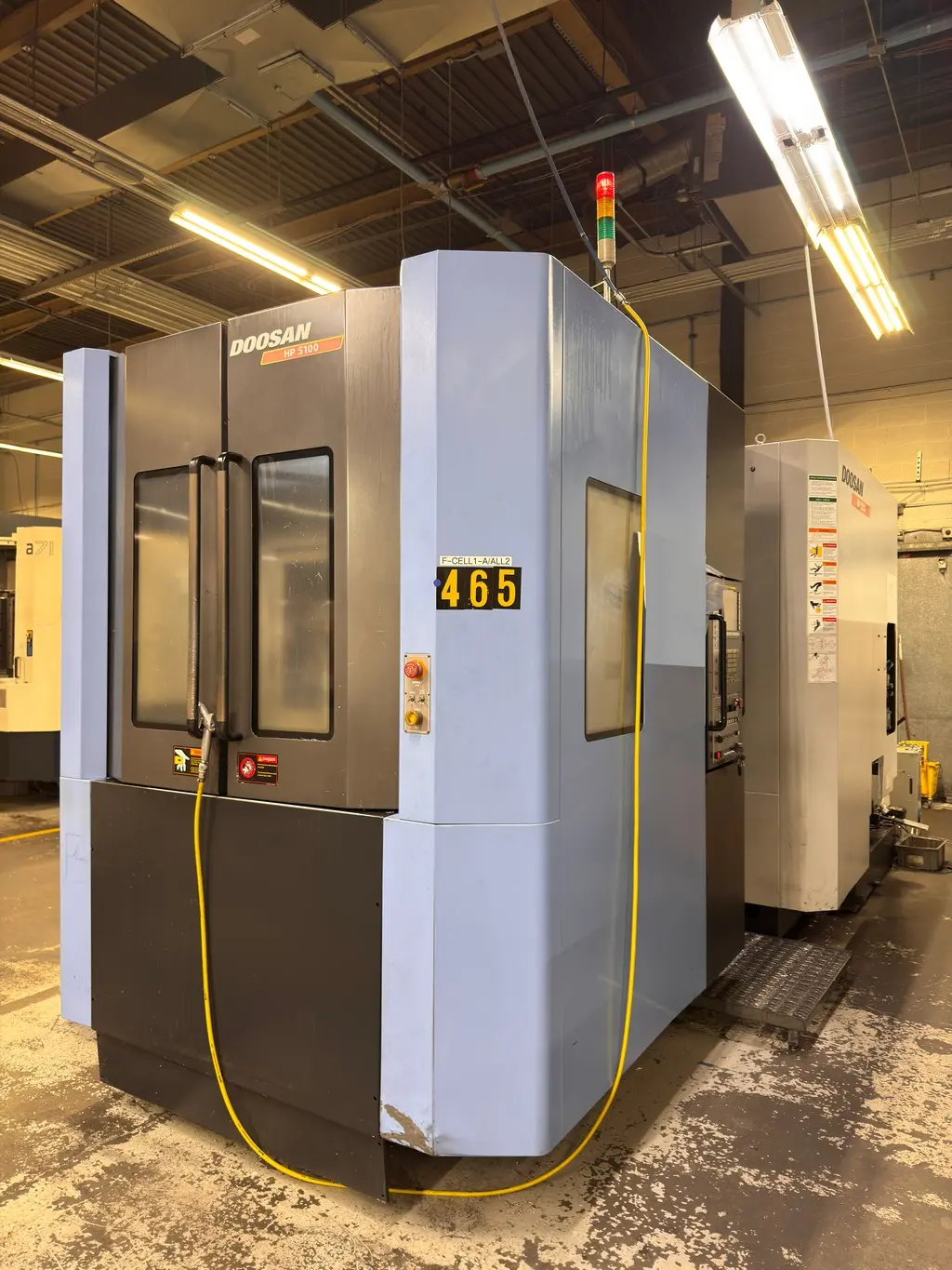 Doosan HP5100 – Kimber Manufacturing surplus auction, Yonkers NY