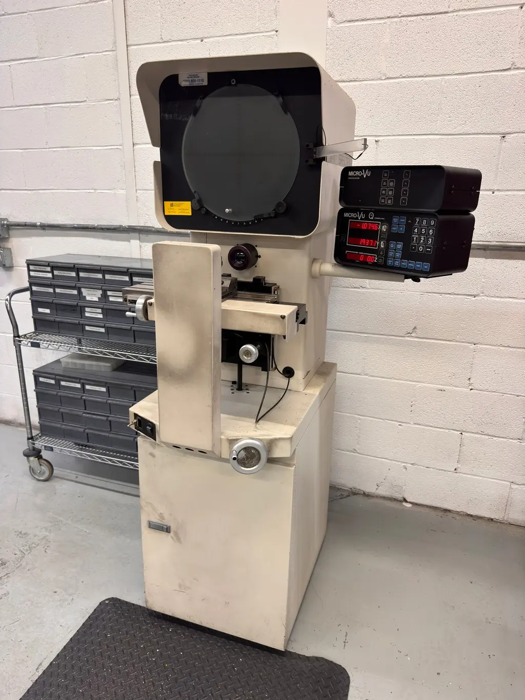 MicroVu Spectra Comparator – Kimber Manufacturing surplus auction, Yonkers NY