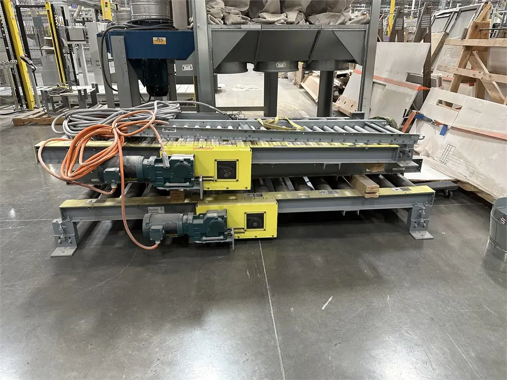 Bastian motorized roller conveyors – residential cabinet facility auction, Hickory NC