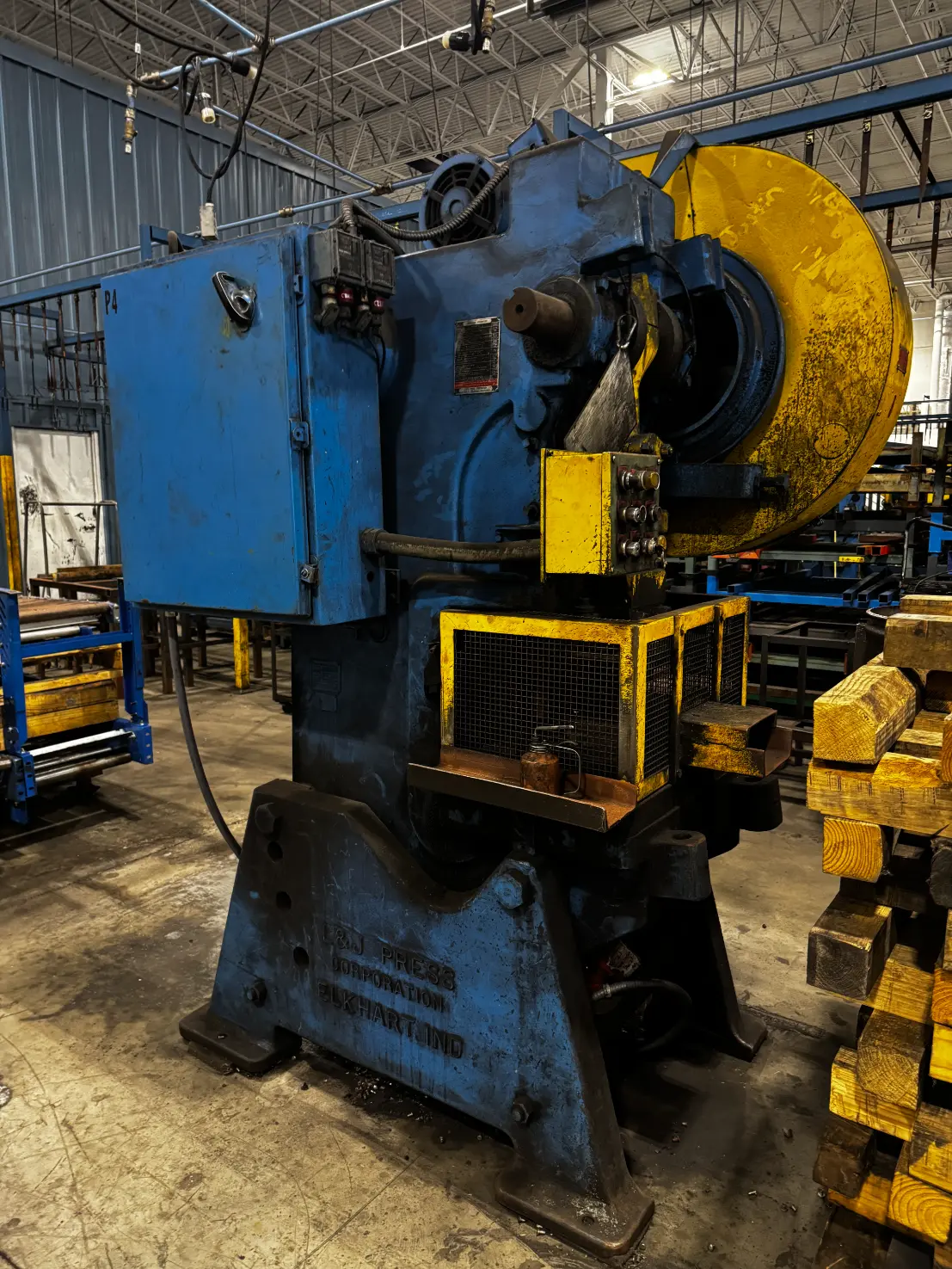 OBI punch press – Rize Home surplus auction, Solon OH
