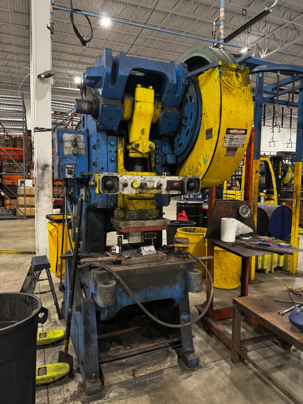 OBI punch press with tooling – Rize Home surplus auction, Solon OH