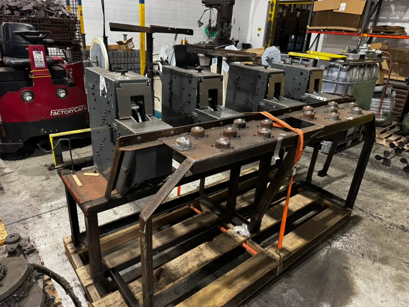 Press tooling and machine shop equipment – Rize Home surplus auction, Solon OH