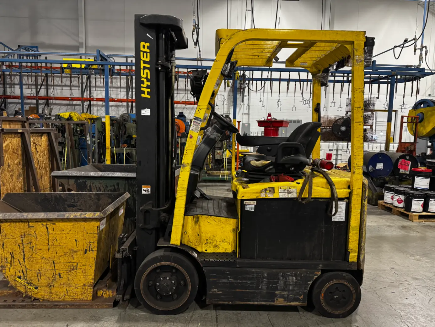Hyster electric forklift truck – Rize Home surplus auction, Solon OH