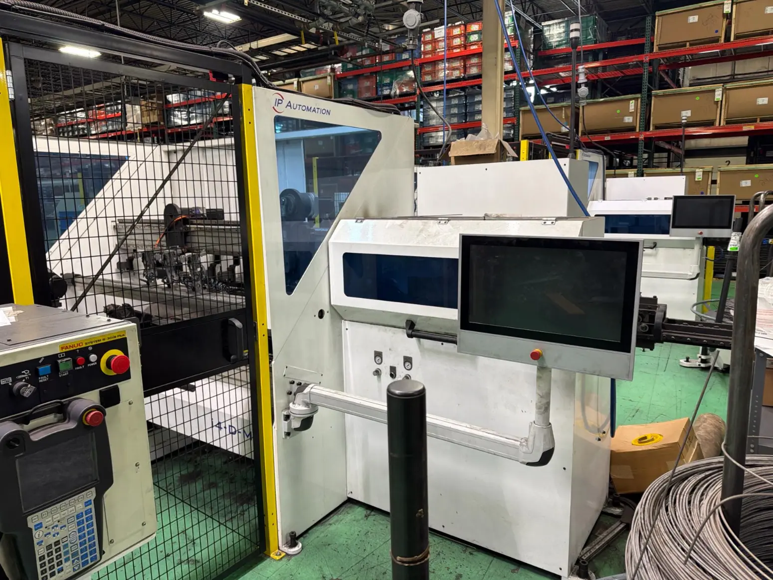 AIM CNC wire bending machine with control cabinet – Dexter Stamping auction, Murfreesboro TN