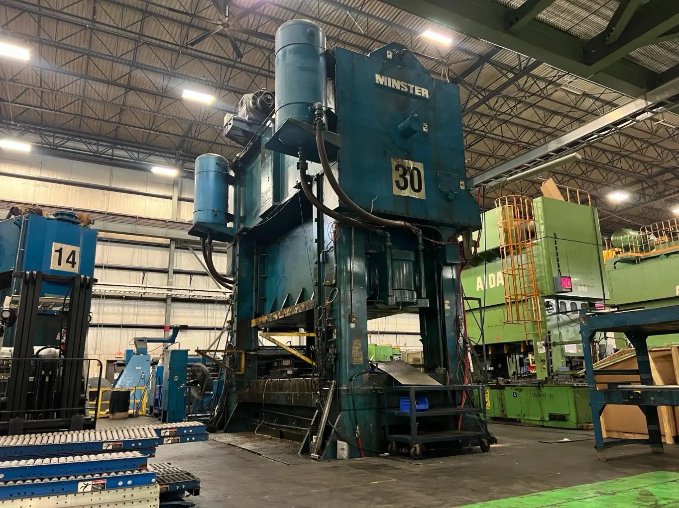 Minster straight-side mechanical stamping press – Dexter Stamping auction, Murfreesboro TN