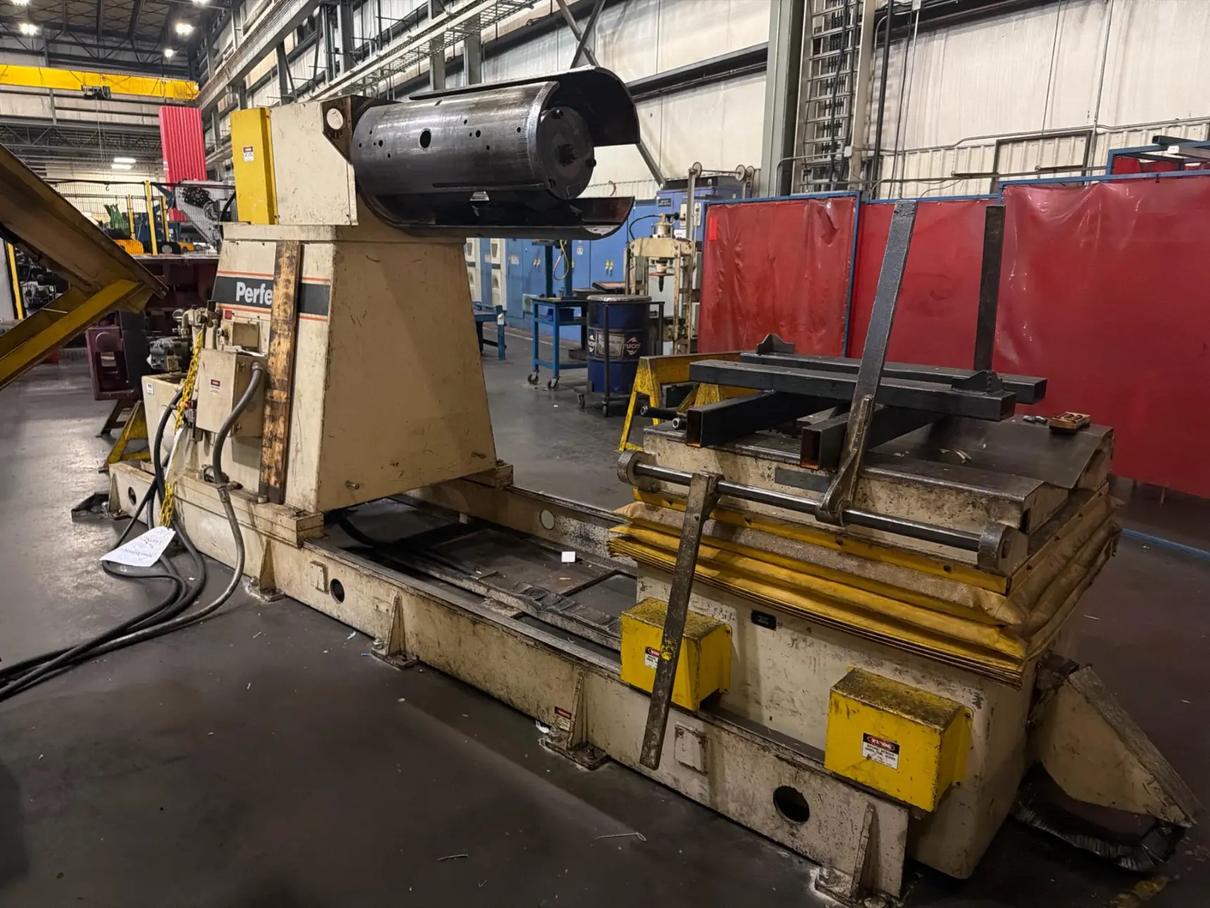 Coil feed line and straightener for stamping press – Dexter Stamping auction, Murfreesboro TN